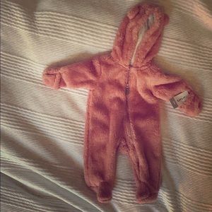 Pink Carter’s baby bunting